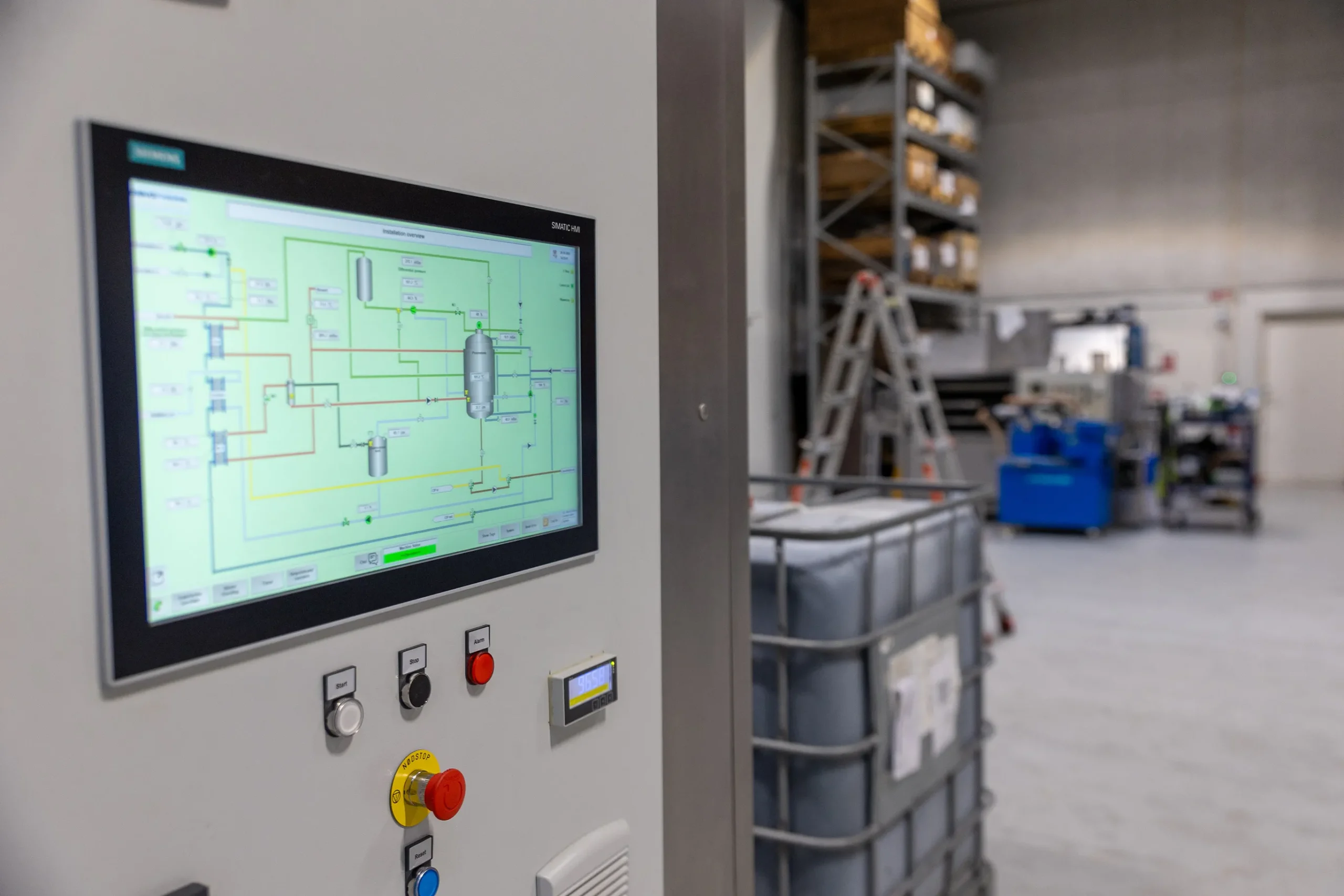 Envotherm system - touchscreen_spildevandsrensning_spildevandsanlæg_inddamper_spildevand_vandrensning