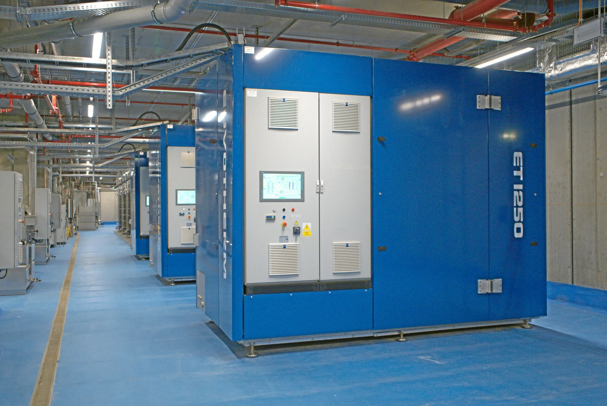 Envotherm anlæg installeret ved kunde - luftfart. vandsrensning, spildevandsbehandling, renseanlæg, spildevandsanlæg, inddamper, rensningsanlæg